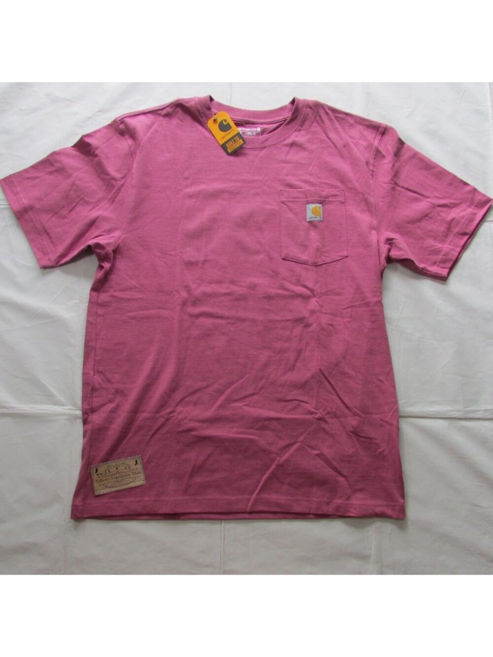 Carhartt Men's MD Loose Fit Heavyweight Short Sleeve Pocket T Shirt Woodrose K87